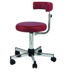 Tabouret avec dossier rotatif - Vog Médical