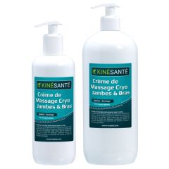 Crème cryo jambes - Kinésanté