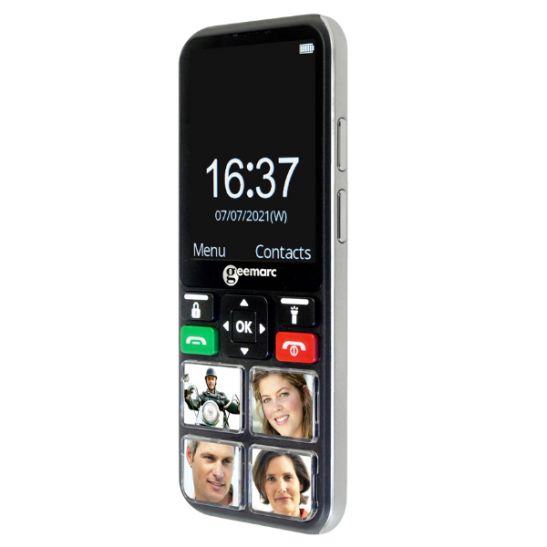 Telephone portable a grosses touches pour personnes agees