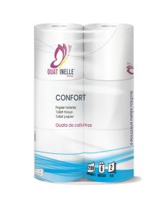 Papier toilette 6 petits rouleaux - Global Hygiène