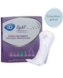 Échantillon protection absorbante féminine Id Light - Ontex