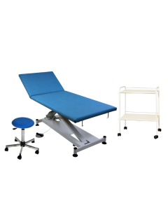 Pack divan d'examen Roye, tabouret et guéridon – Vog Medical