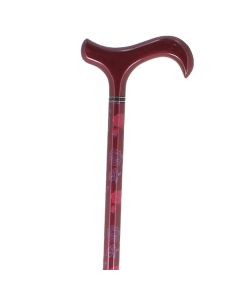  Canne réglable en carbone motif Rose - Mobio