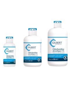 Chlorhexidine alcoolique incolore 2% - Laboratoires Gilbert