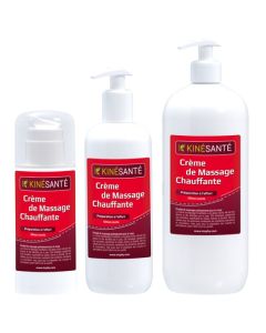 Crème de massage chauffante - Kinésanté