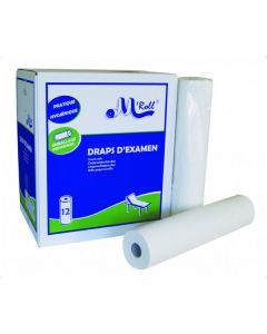 Drap d’examen lisse 50 x 35 cm– M'roll 