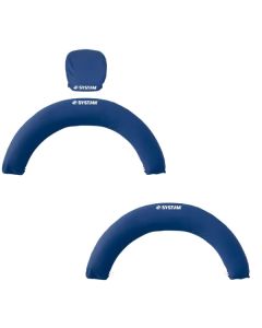 Coussin demi-lune microbilles avec housse amovible - Systam