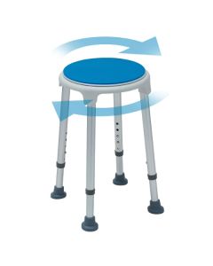 Tabouret de douche rotatif Blue Seat- Herdegen