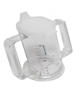 Tasse ergonomique HandyCup transparente - Identités